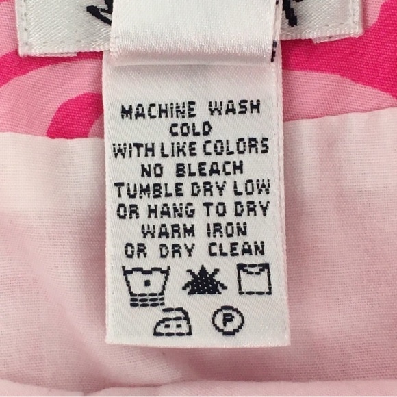 Lilly Pulitzer Pink 7Cs Animal Print Preppy Fun Resort Vacation Casual Skirt Sz2 - Picture 11 of 15